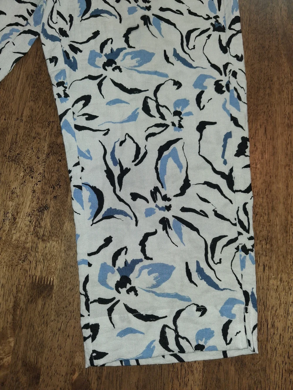 Habitat Clothes To Live In Capri Abstract Gauze Pants M - Picture 4 of 7